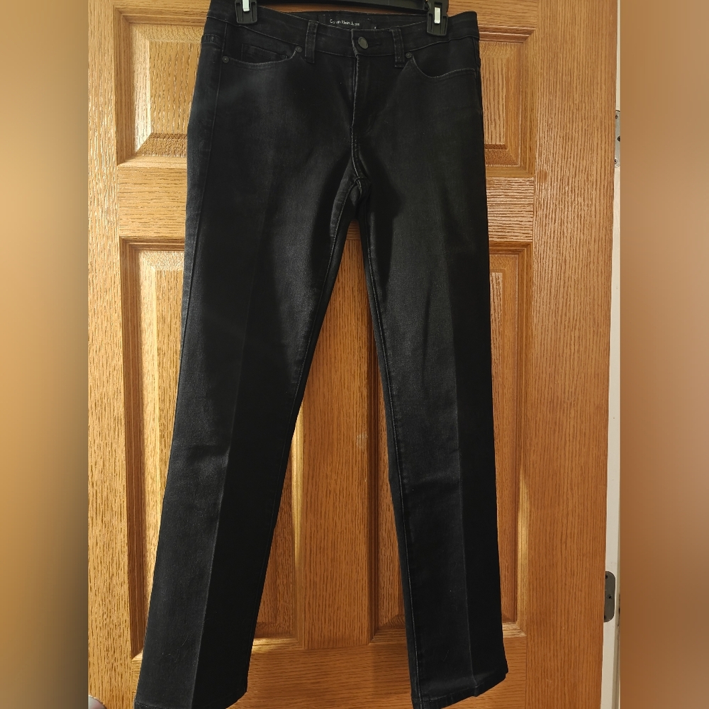 Women's Black Calvin Klein Black Jeans Size 4